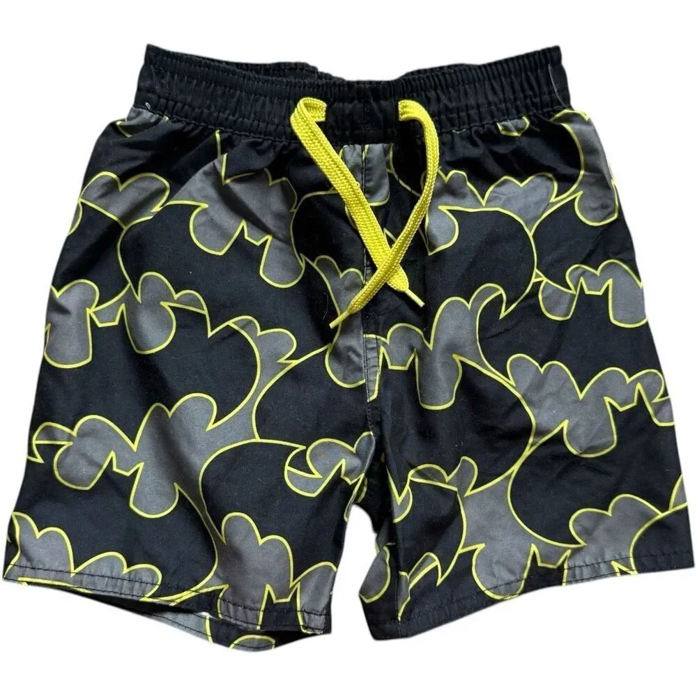 Baby Boys DC Comics Batman Logo Swim Swimming Trunks - Sz 18-24 mo